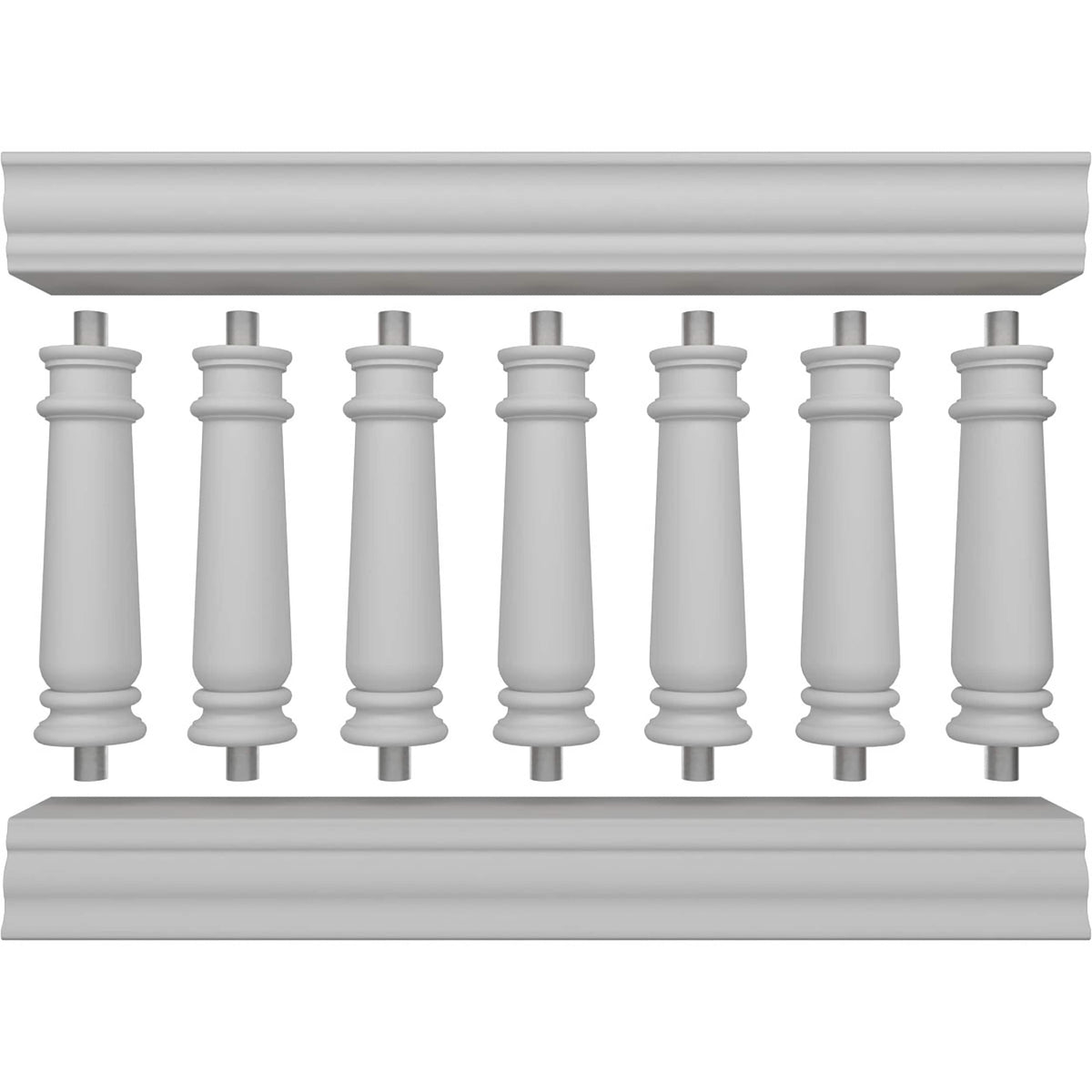Ekena Millwork FiberThane Wellington Fiberglass Deck Rail Kit