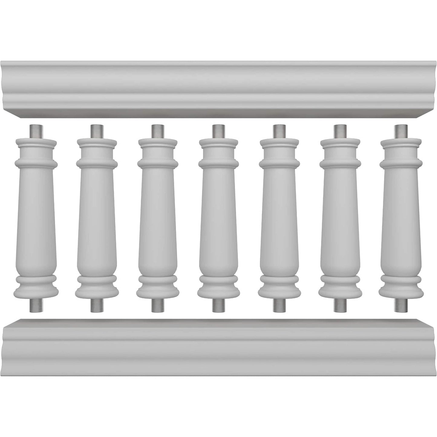 Ekena Millwork FiberThane Wellington Fiberglass Deck Rail Kit
