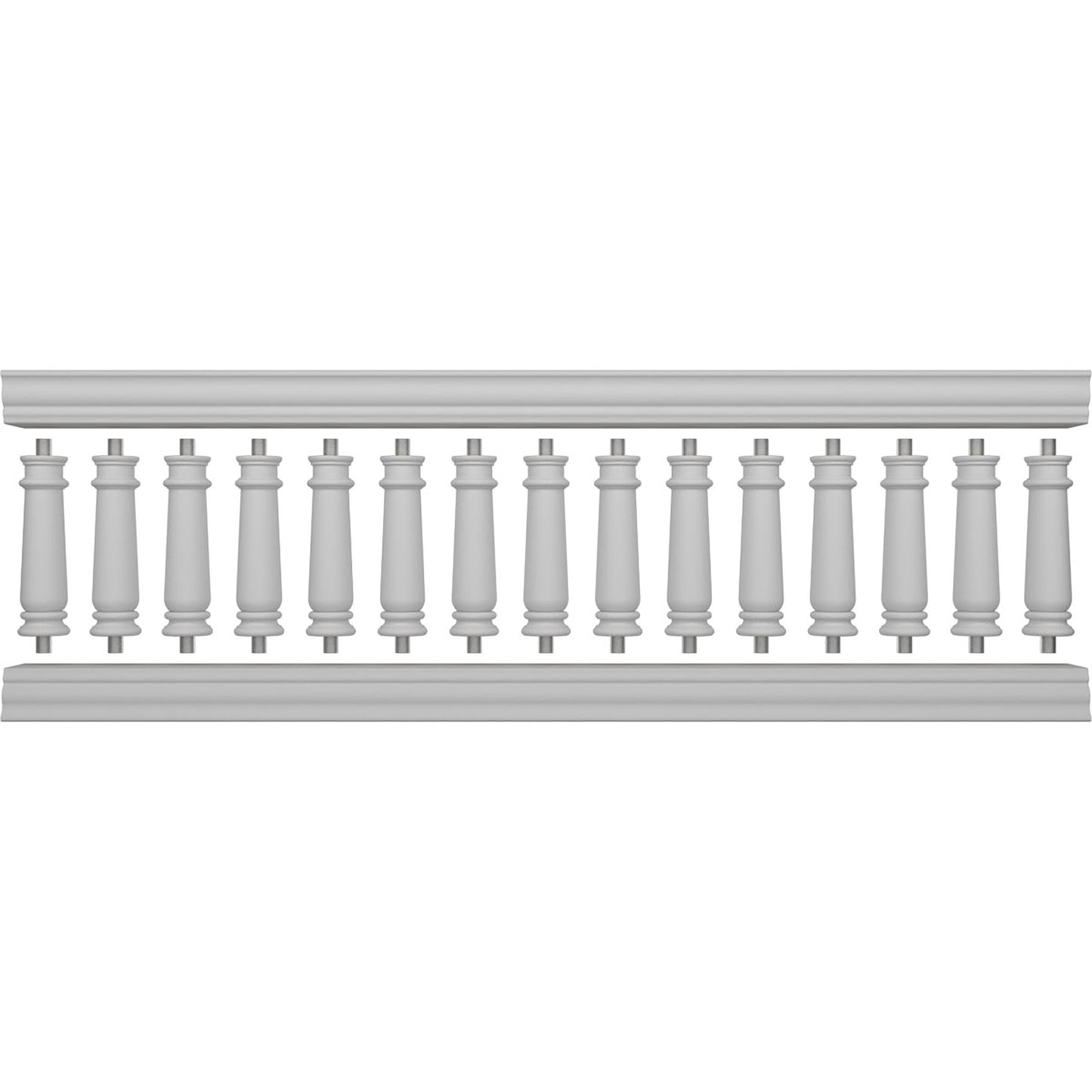 Ekena Millwork FiberThane Wellington Fiberglass Deck Rail Kit