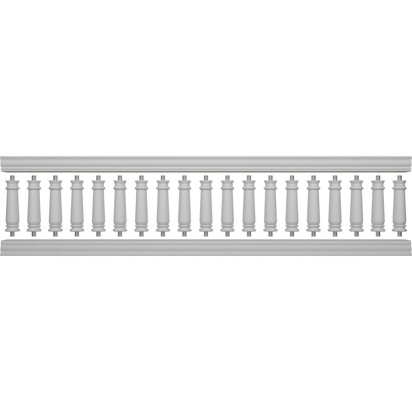 Ekena Millwork FiberThane Wellington Fiberglass Deck Rail Kit