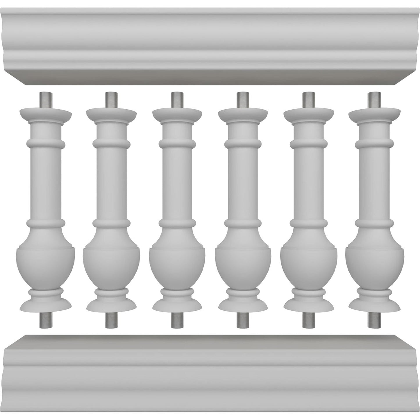 Ekena Millwork FiberThane York Fiberglass Deck Rail Kit