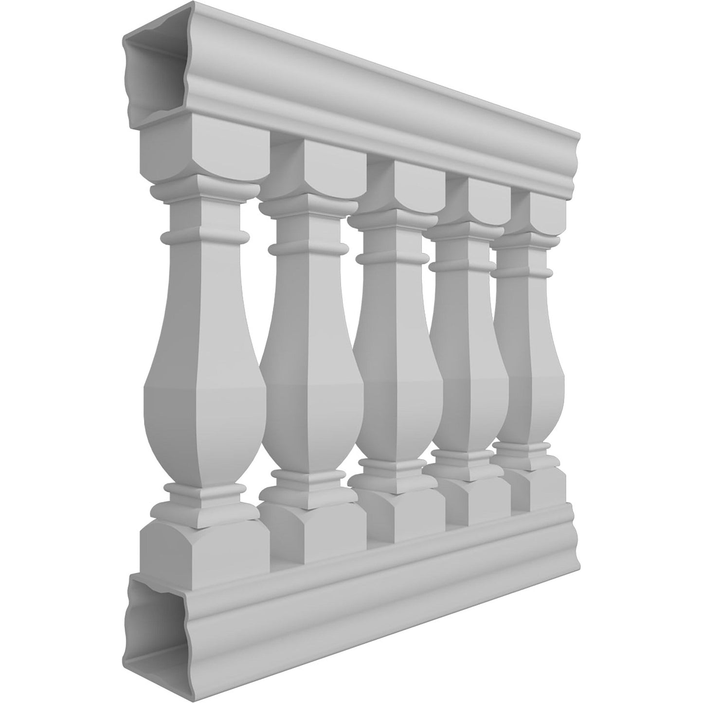 Ekena Millwork FiberThane Arcadian Fiberglass Deck Rail Kit
