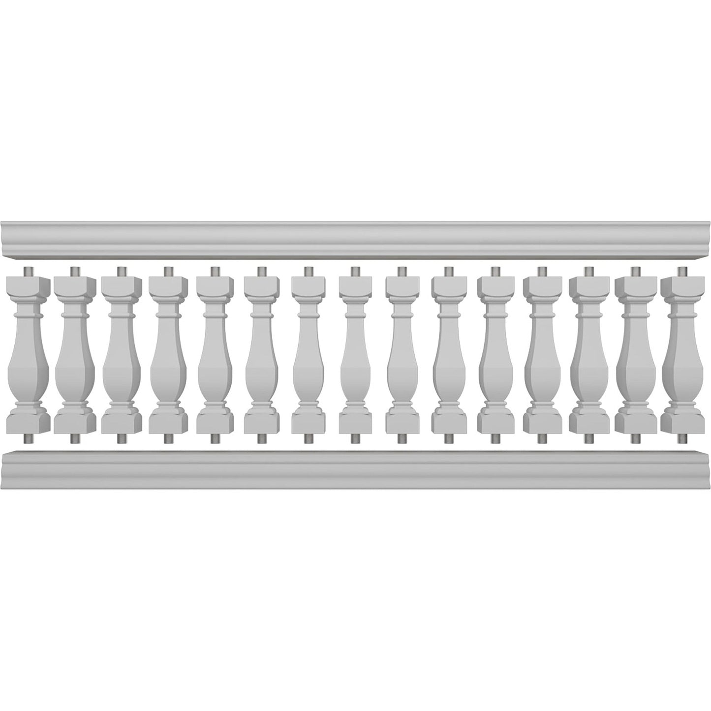 Ekena Millwork FiberThane Arcadian Fiberglass Deck Rail Kit