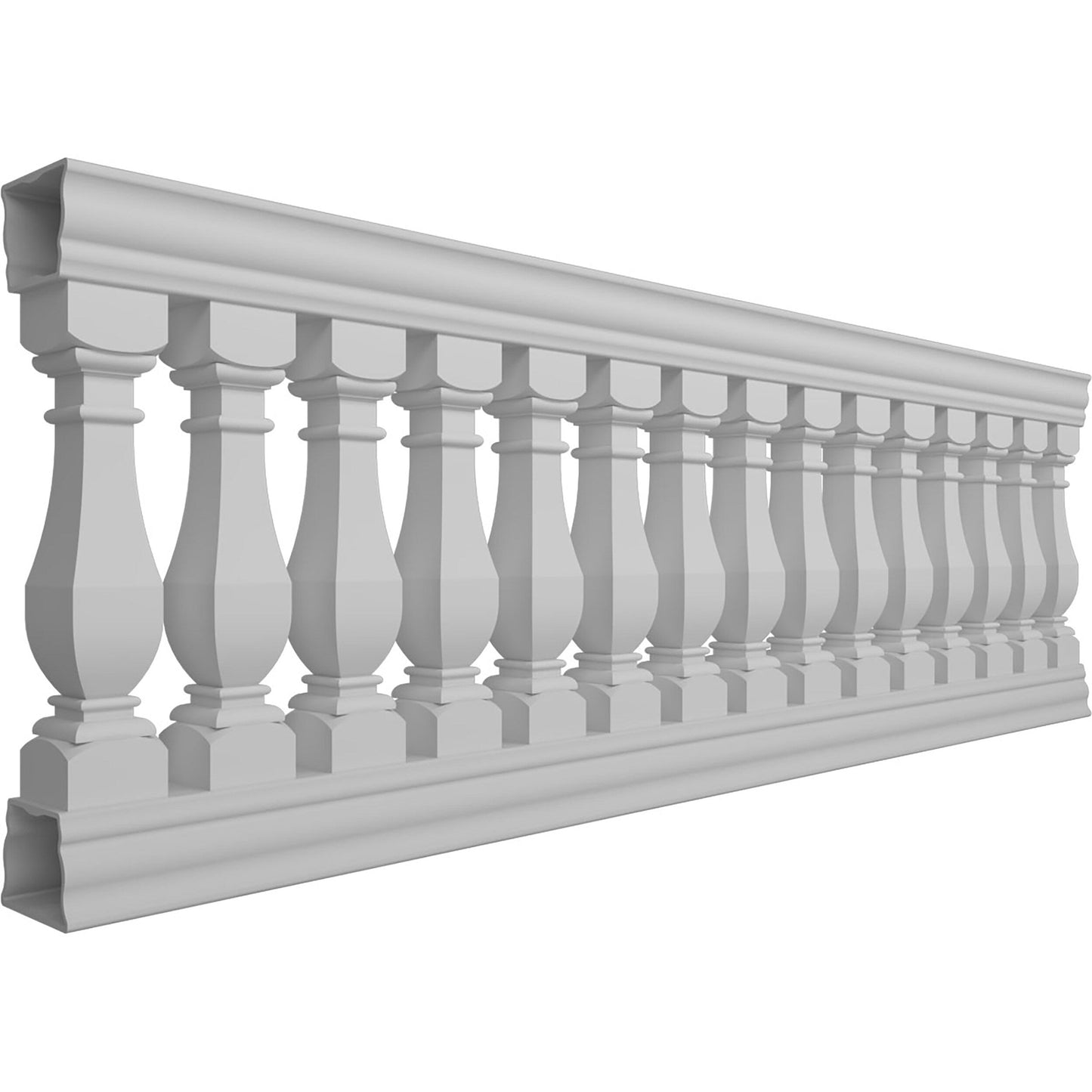 Ekena Millwork FiberThane Arcadian Fiberglass Deck Rail Kit