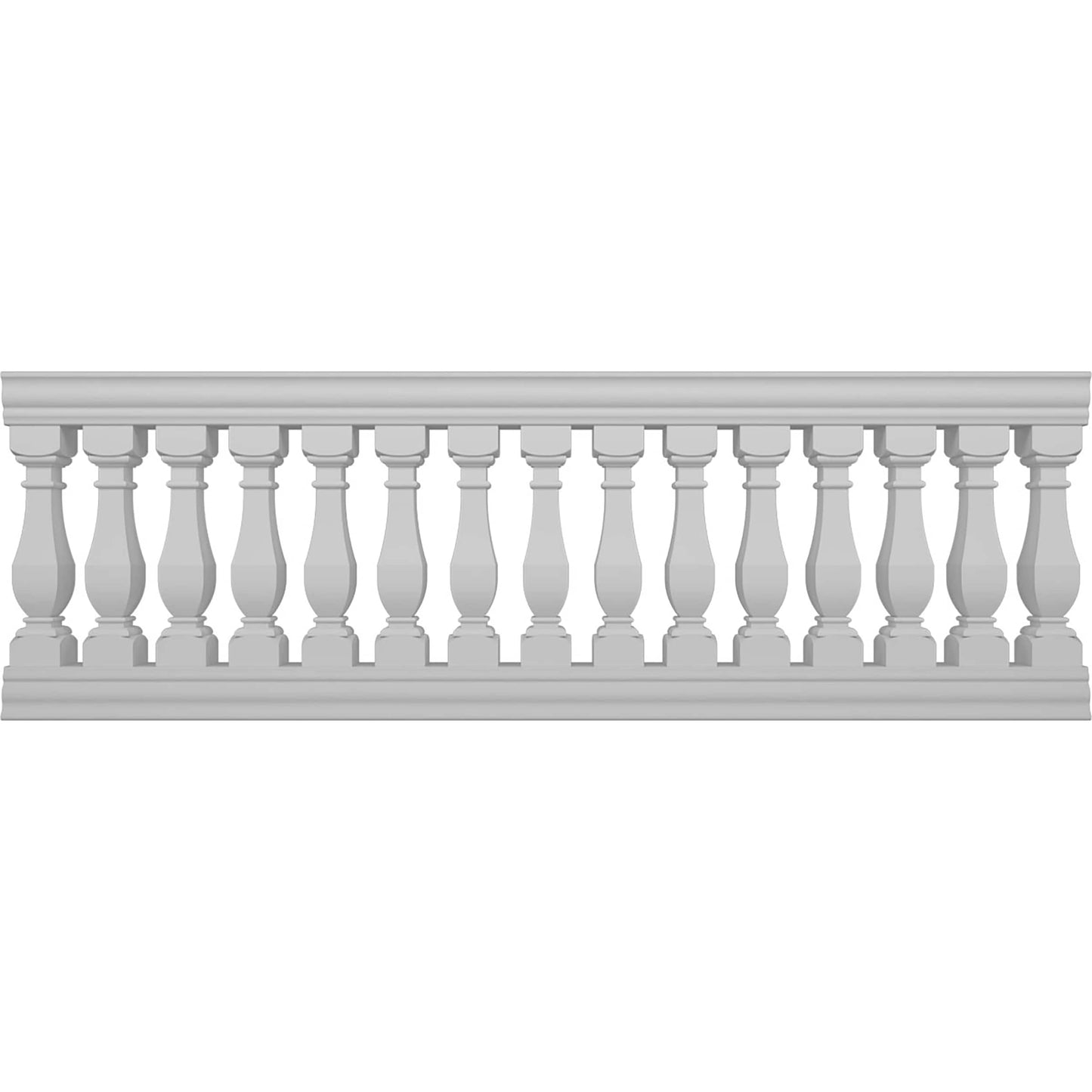 Ekena Millwork FiberThane Arcadian Fiberglass Deck Rail Kit