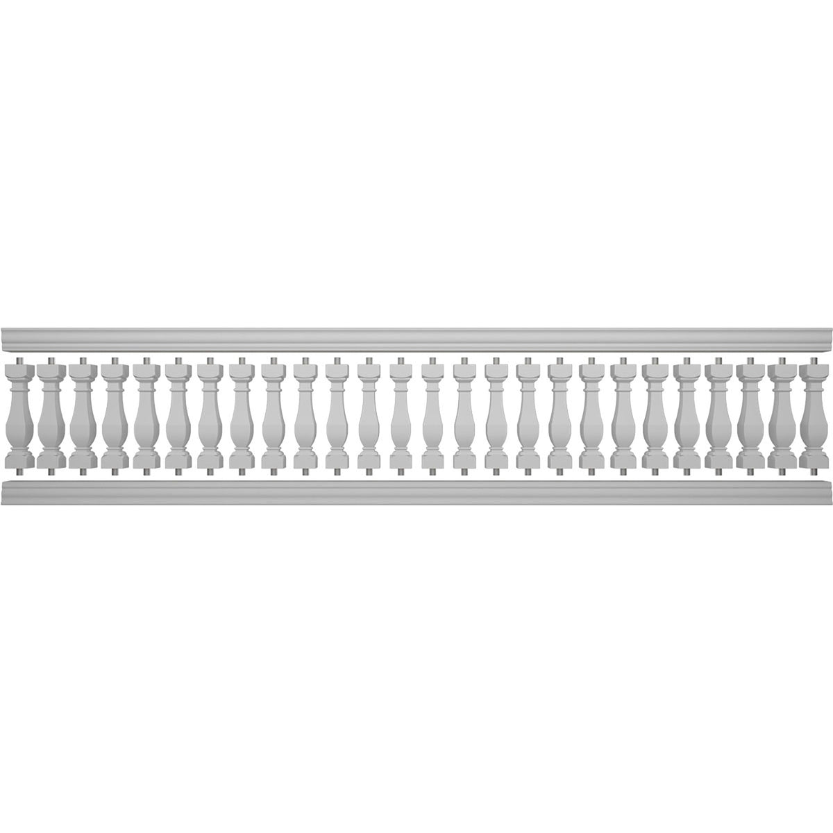 Ekena Millwork FiberThane Arcadian Fiberglass Deck Rail Kit