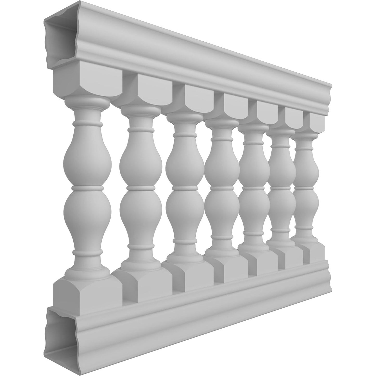 Ekena Millwork FiberThane Avalon Fiberglass Deck Rail Kit