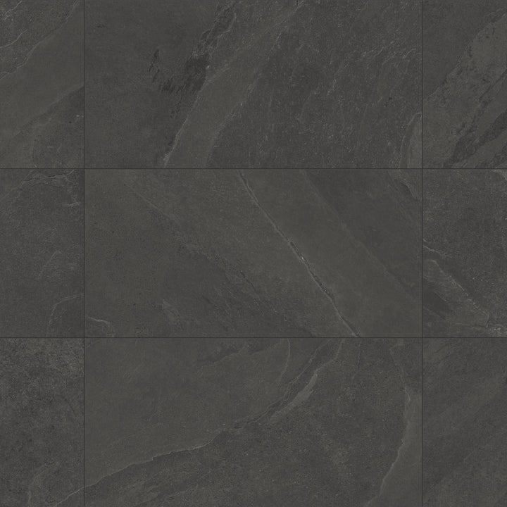 Satori Gios Graphite 12-in x 24-in Matte Porcelain Stone Look Floor and Wall Tile (1.93-sq. ft/ Piece)