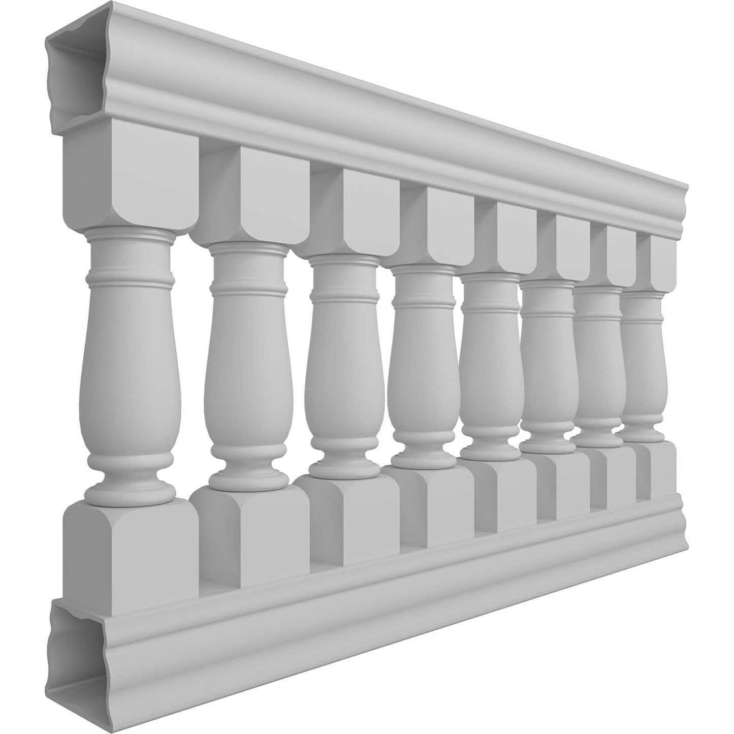Ekena Millwork FiberThane Oxford Fiberglass Deck Rail Kit