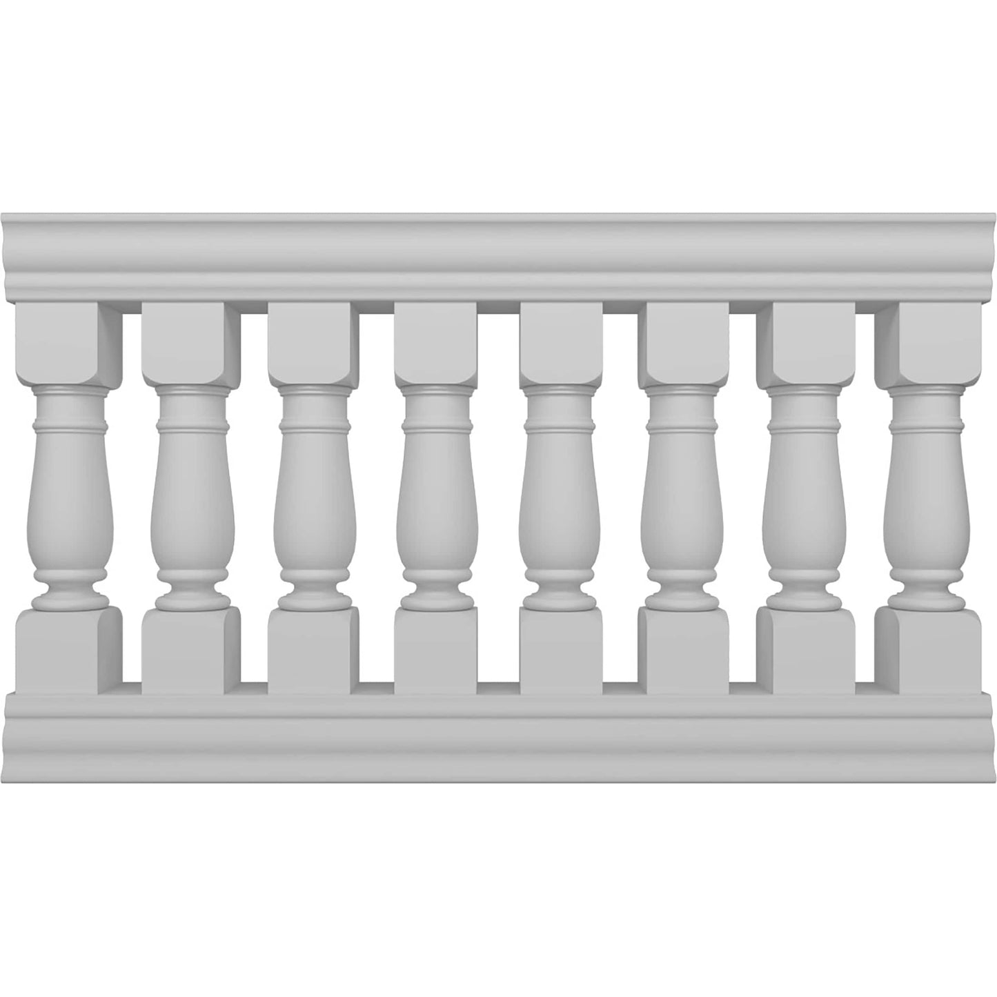 Ekena Millwork FiberThane Oxford Fiberglass Deck Rail Kit