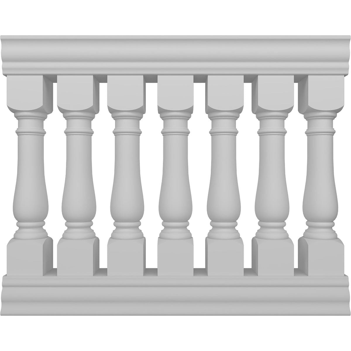 Ekena Millwork FiberThane Oxford Fiberglass Deck Rail Kit