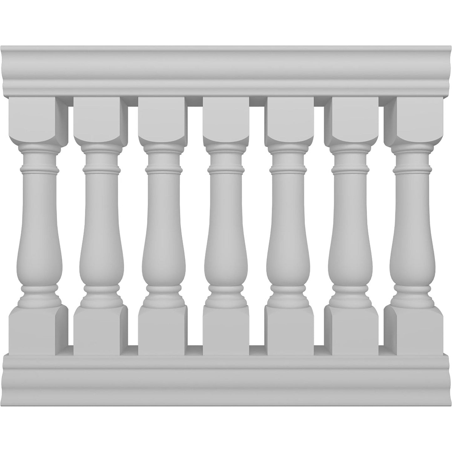 Ekena Millwork FiberThane Oxford Fiberglass Deck Rail Kit