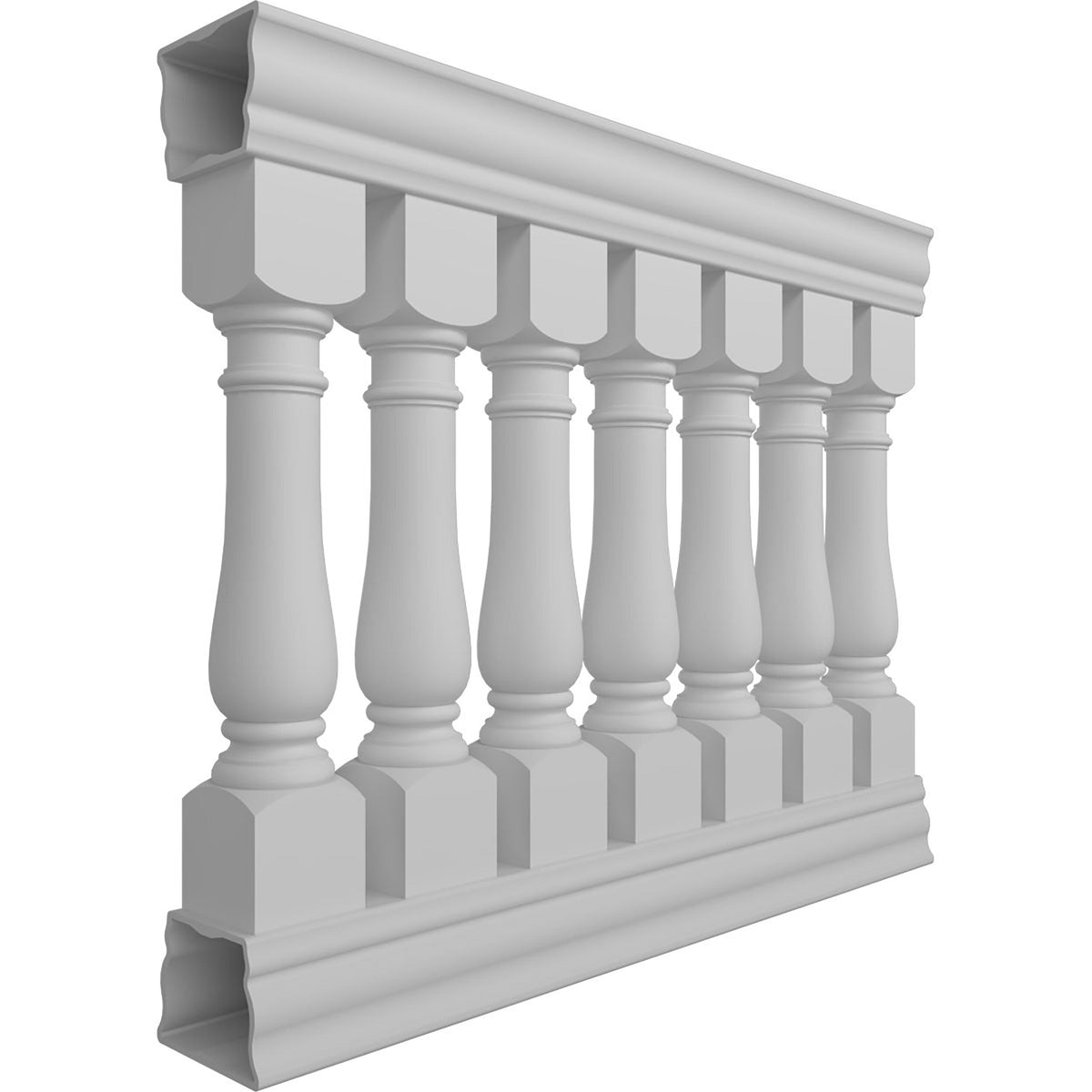 Ekena Millwork FiberThane Oxford Fiberglass Deck Rail Kit
