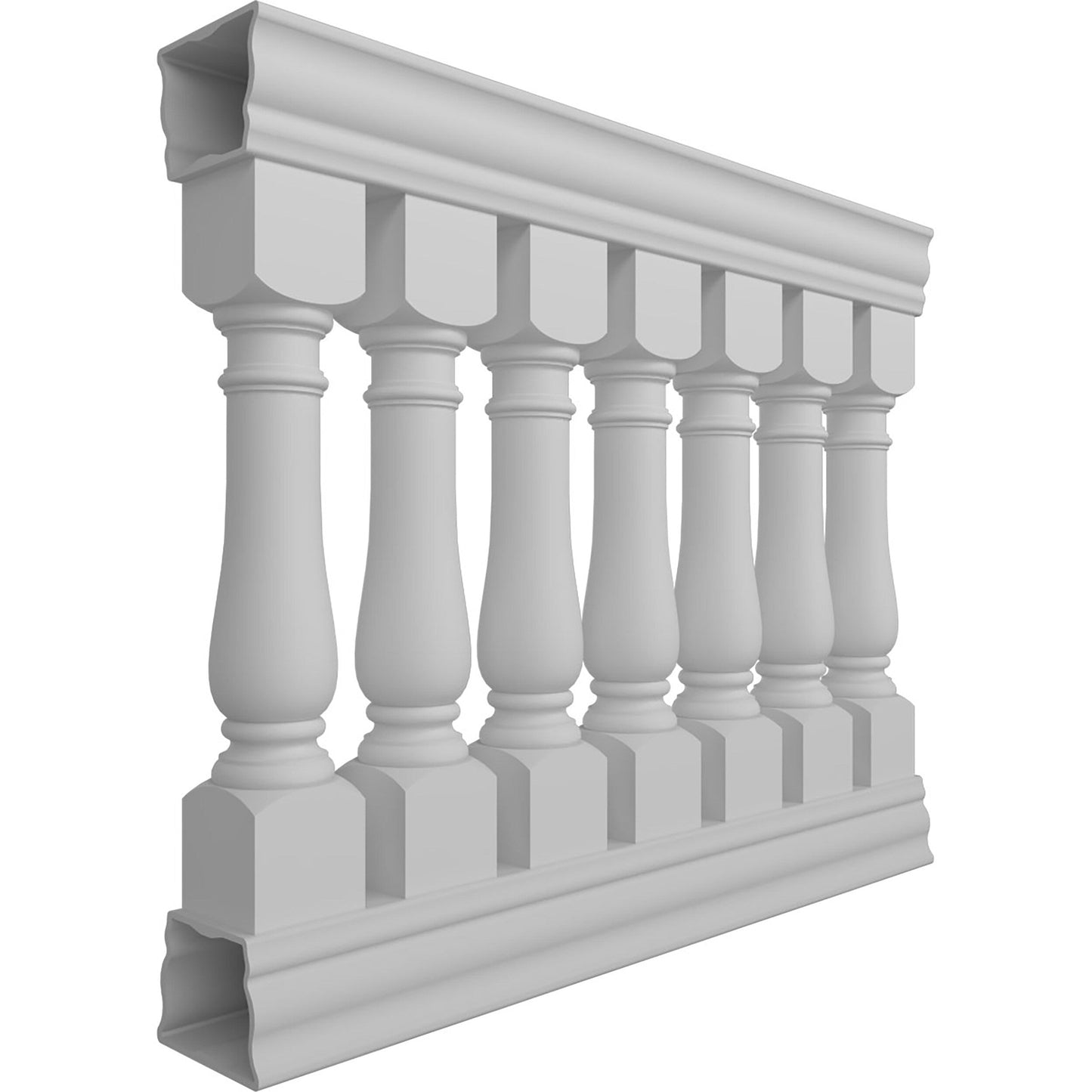 Ekena Millwork FiberThane Oxford Fiberglass Deck Rail Kit