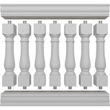 Ekena Millwork FiberThane Oxford Fiberglass Deck Rail Kit
