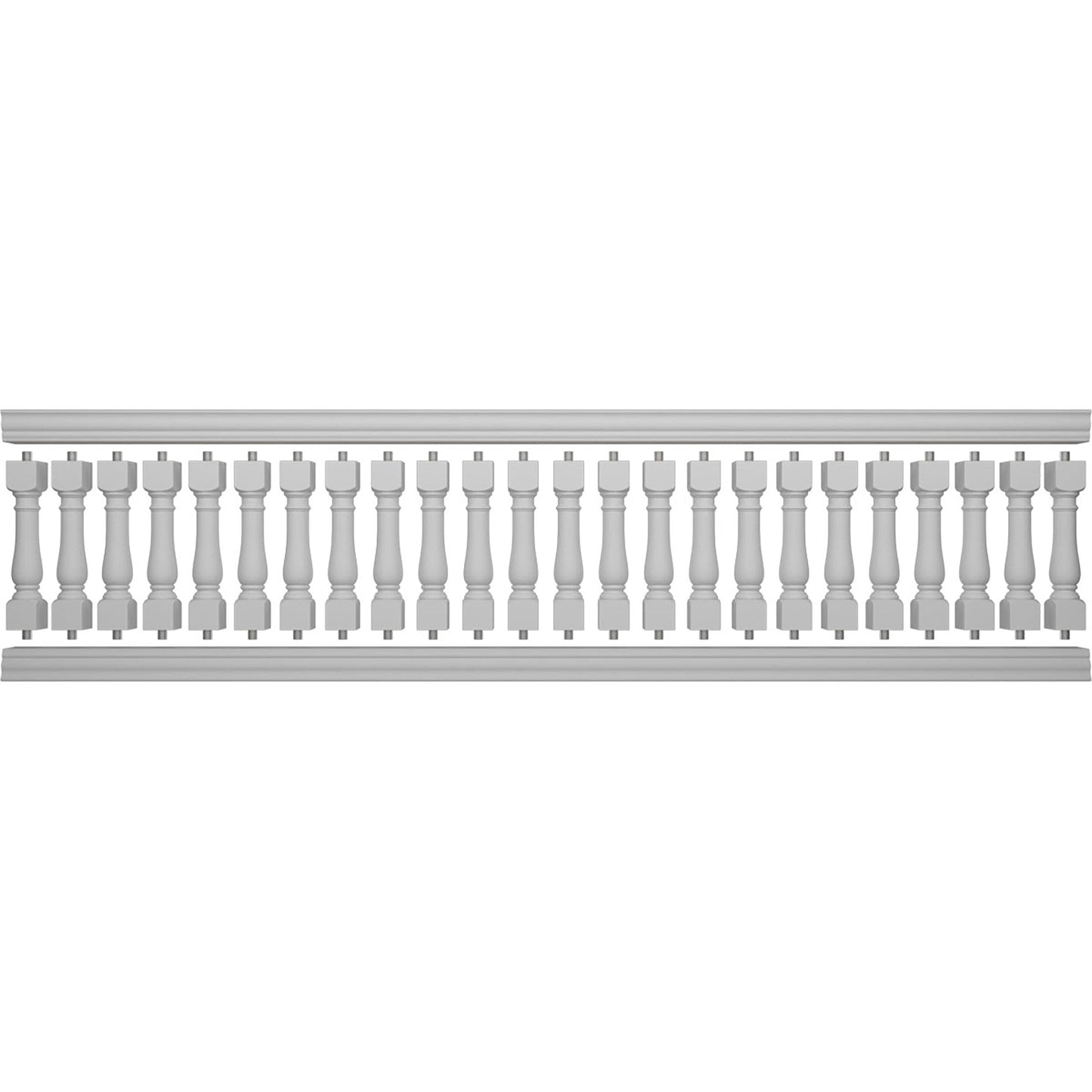 Ekena Millwork FiberThane Oxford Fiberglass Deck Rail Kit