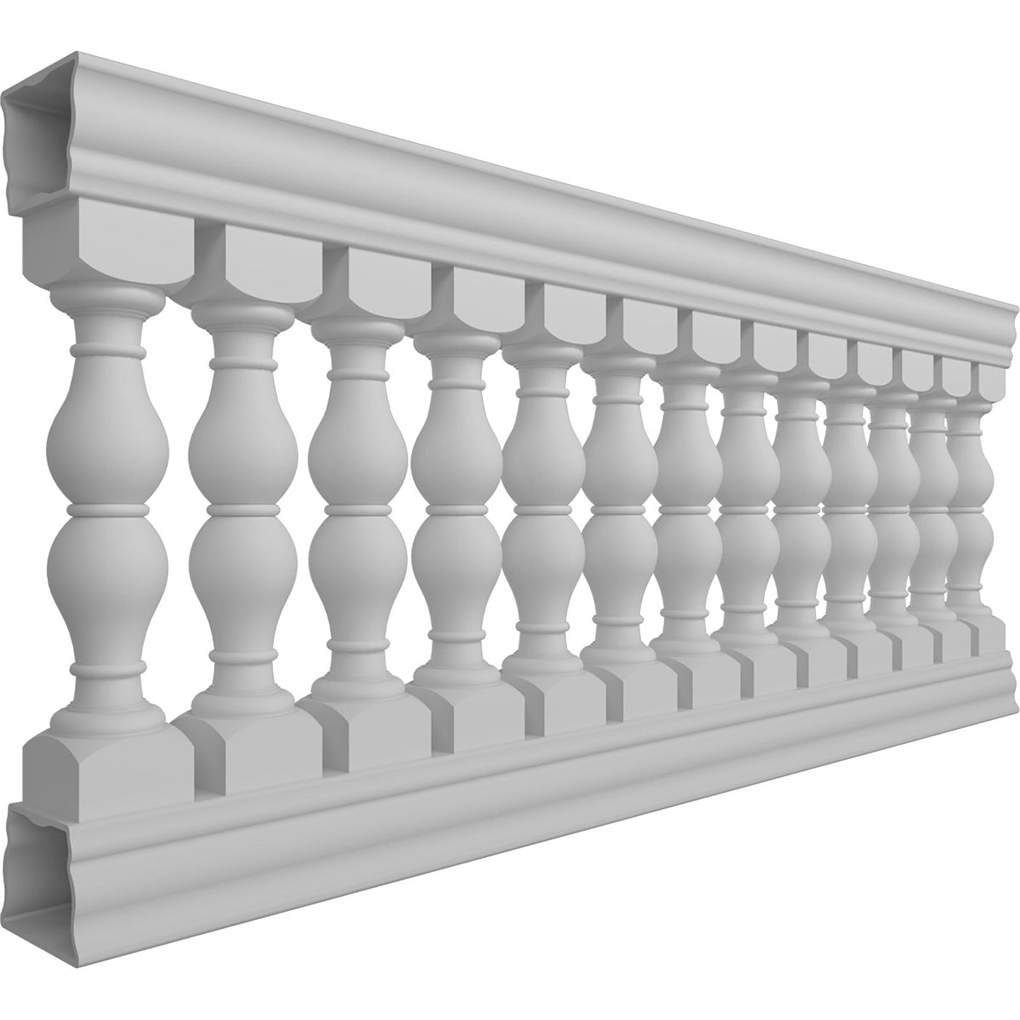 Ekena Millwork FiberThane Avalon Fiberglass Deck Rail Kit