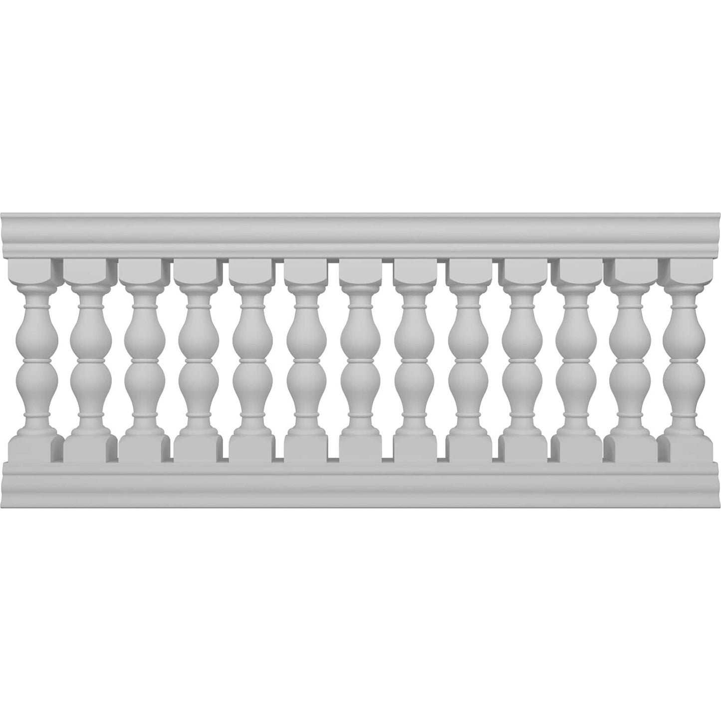 Ekena Millwork FiberThane Avalon Fiberglass Deck Rail Kit