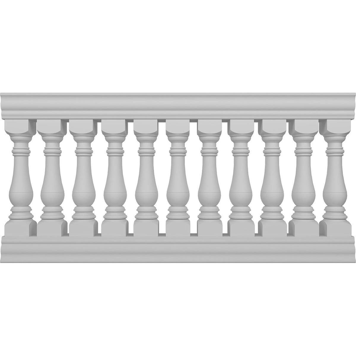 Ekena Millwork FiberThane Bradford Fiberglass Deck Rail Kit
