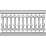 Ekena Millwork FiberThane Bradford Fiberglass Deck Rail Kit