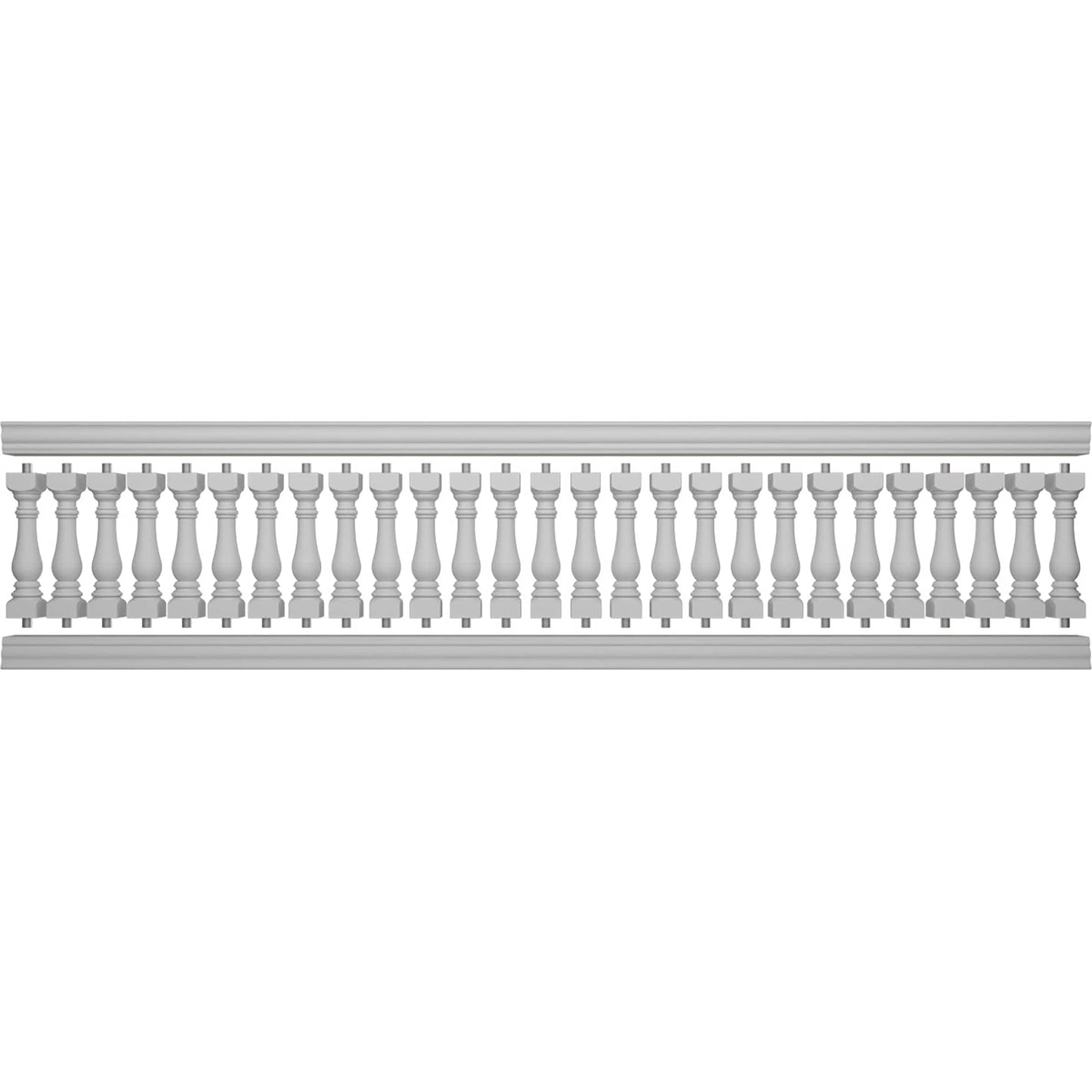 Ekena Millwork FiberThane Bradford Fiberglass Deck Rail Kit