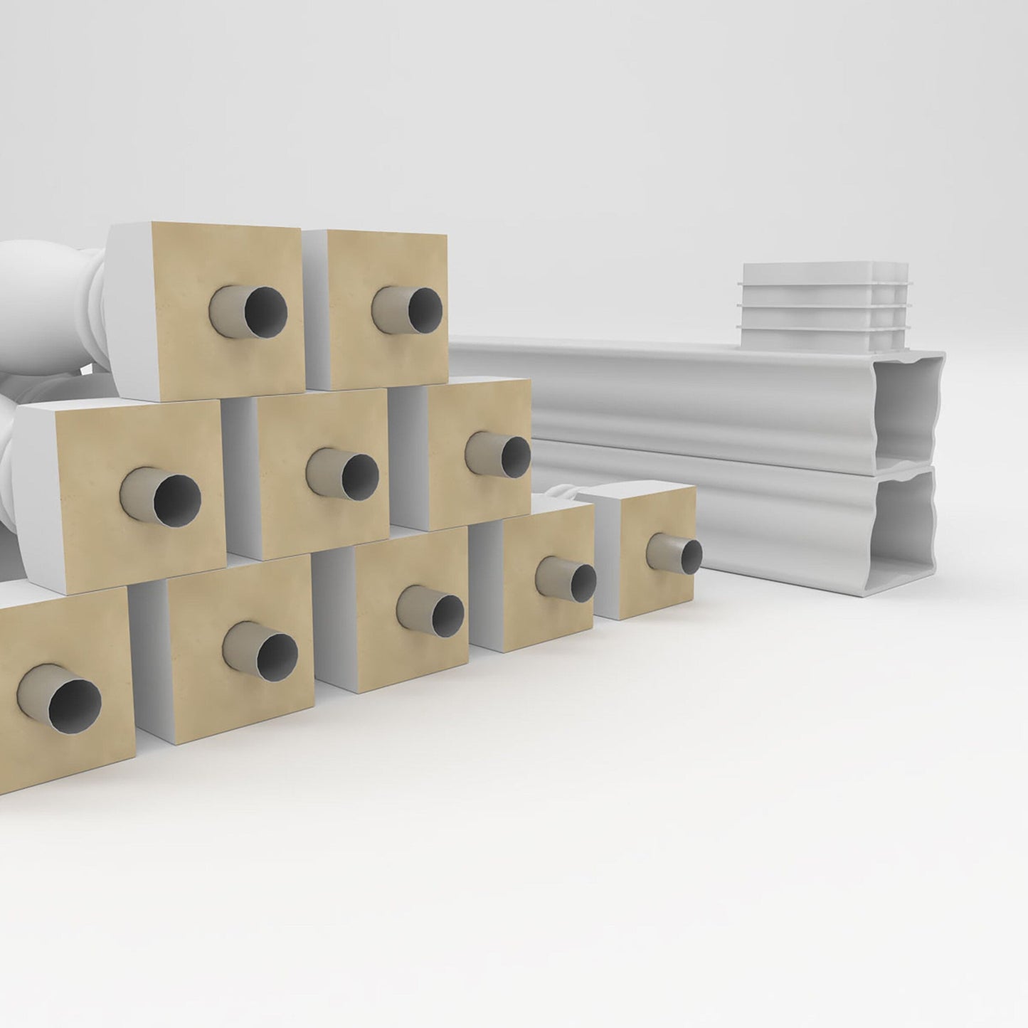 Ekena Millwork FiberThane Embassy Fiberglass Deck Rail Kit