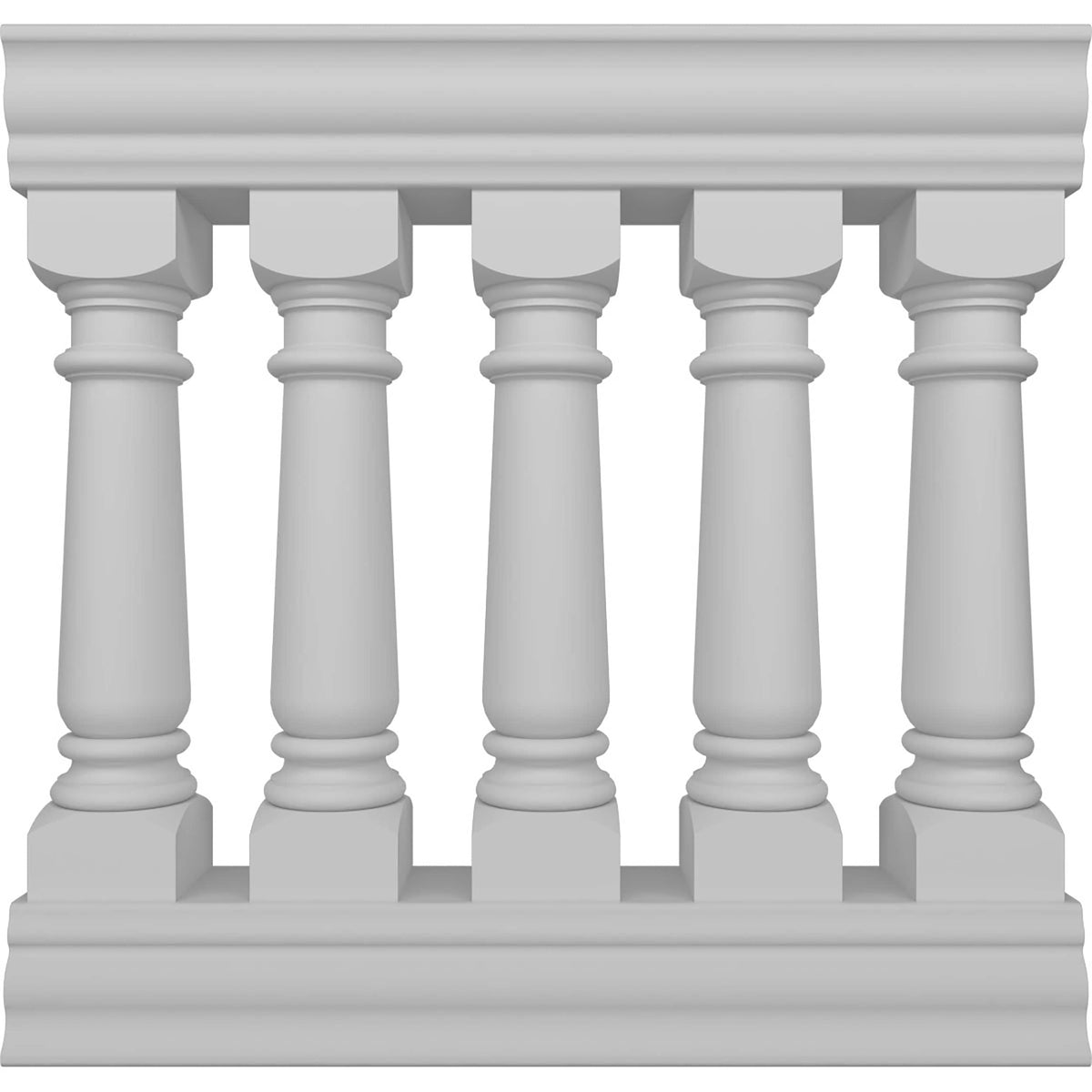 Ekena Millwork FiberThane Wellington Fiberglass Deck Rail Kit
