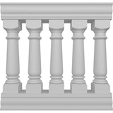 Ekena Millwork FiberThane Wellington Fiberglass Deck Rail Kit