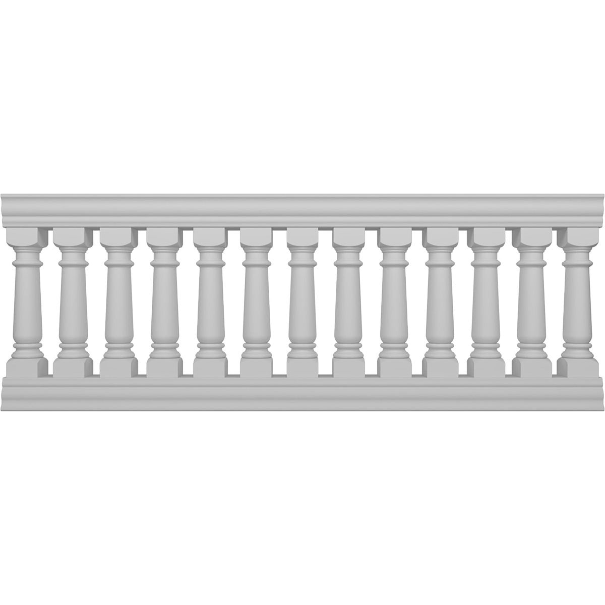 Ekena Millwork FiberThane Wellington Fiberglass Deck Rail Kit