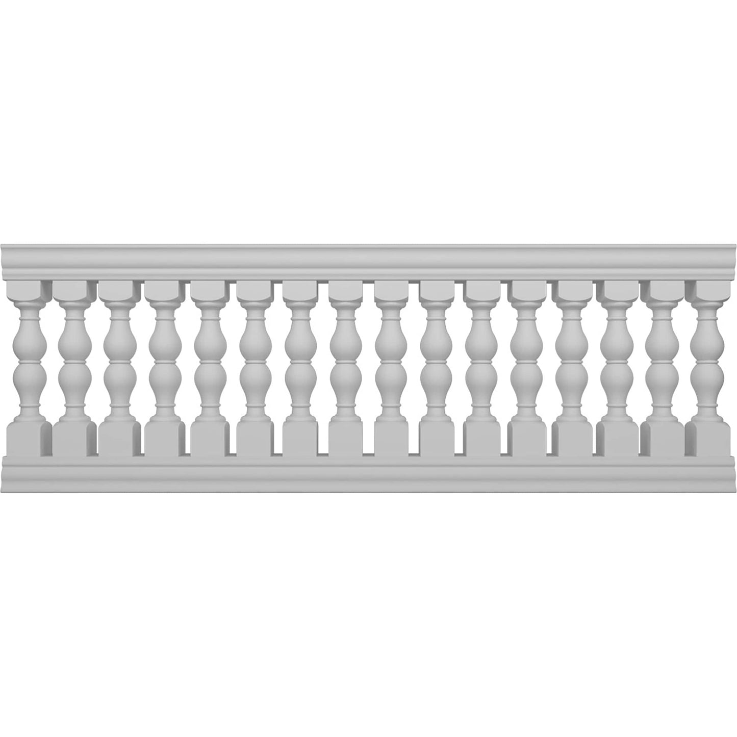 Ekena Millwork FiberThane Avalon Fiberglass Deck Rail Kit