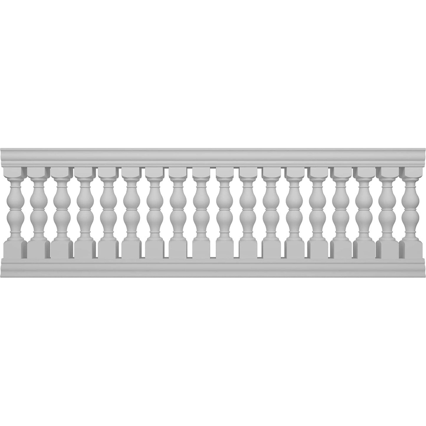 Ekena Millwork FiberThane Avalon Fiberglass Deck Rail Kit