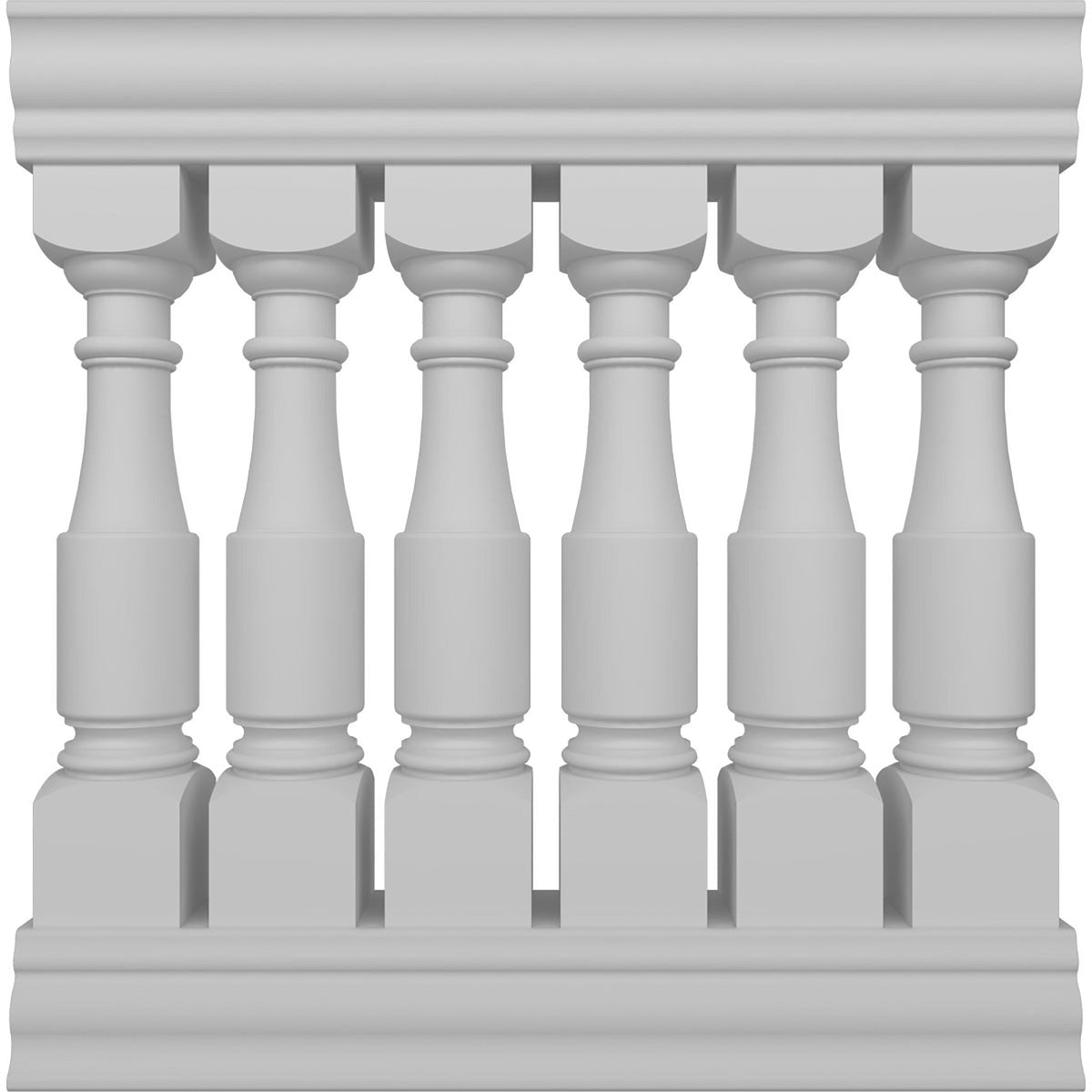 Ekena Millwork FiberThane Hamilton Fiberglass Deck Rail Kit