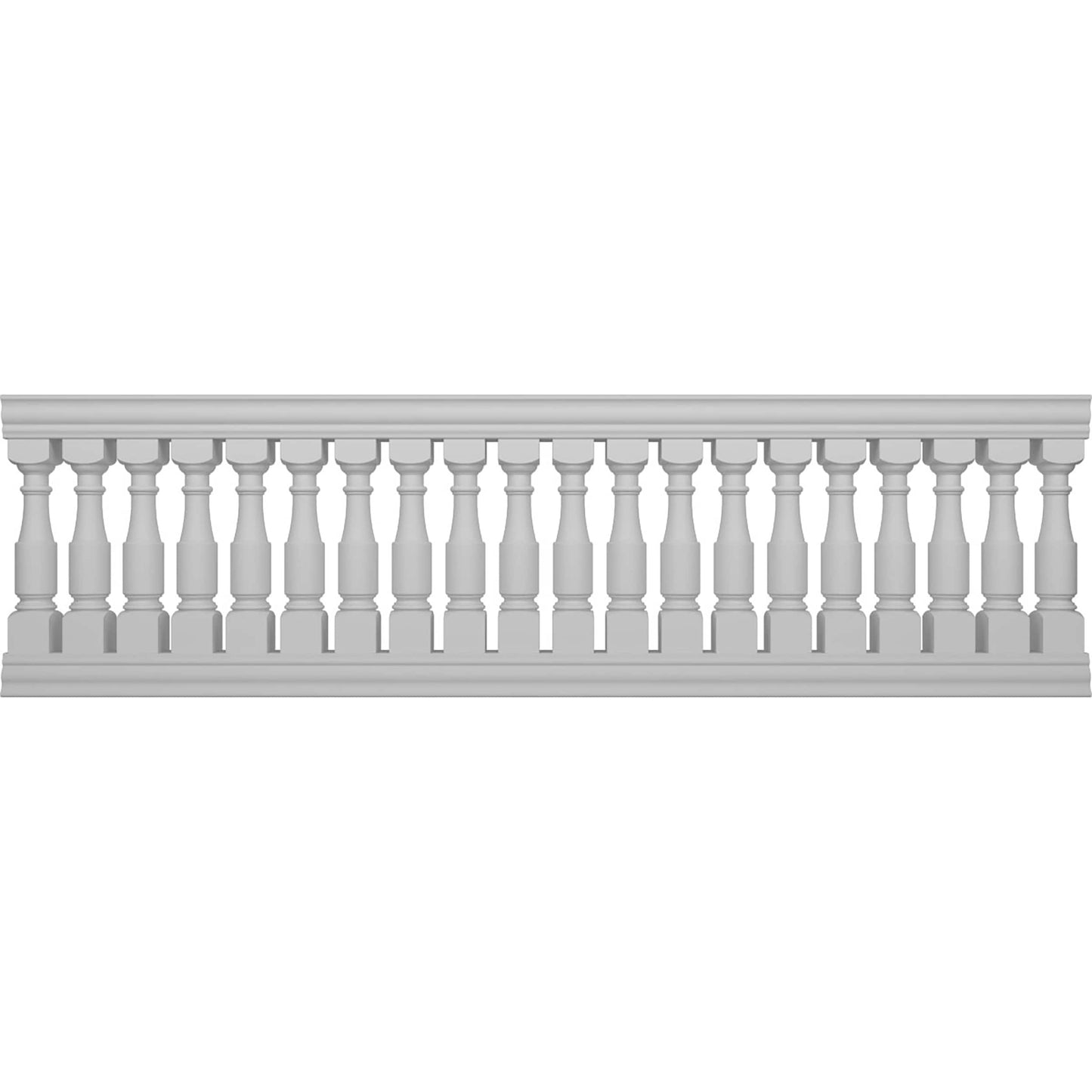 Ekena Millwork FiberThane Hamilton Fiberglass Deck Rail Kit