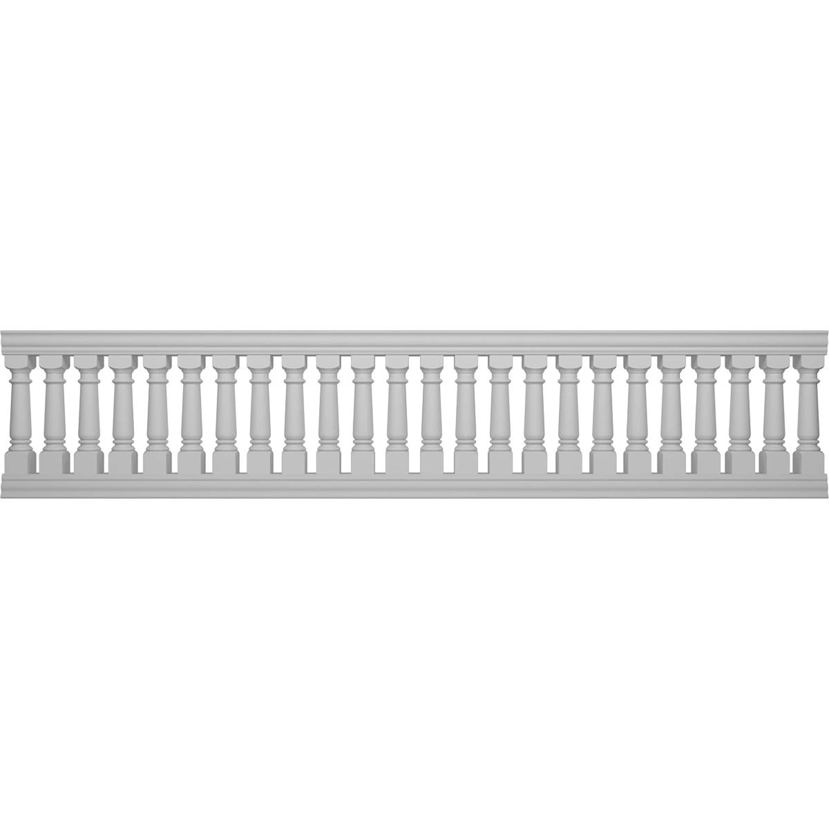 Ekena Millwork FiberThane White Fiberglass Deck Rail Kit