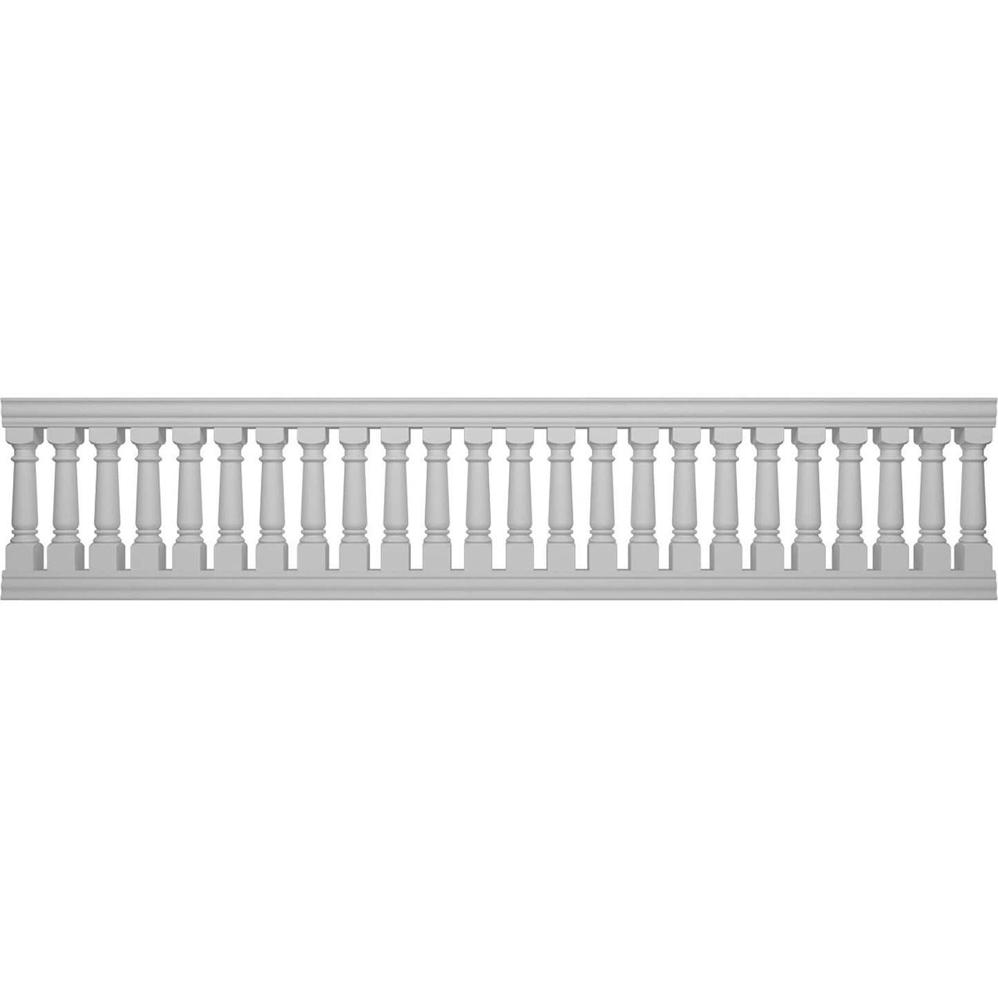 Ekena Millwork FiberThane White Fiberglass Deck Rail Kit
