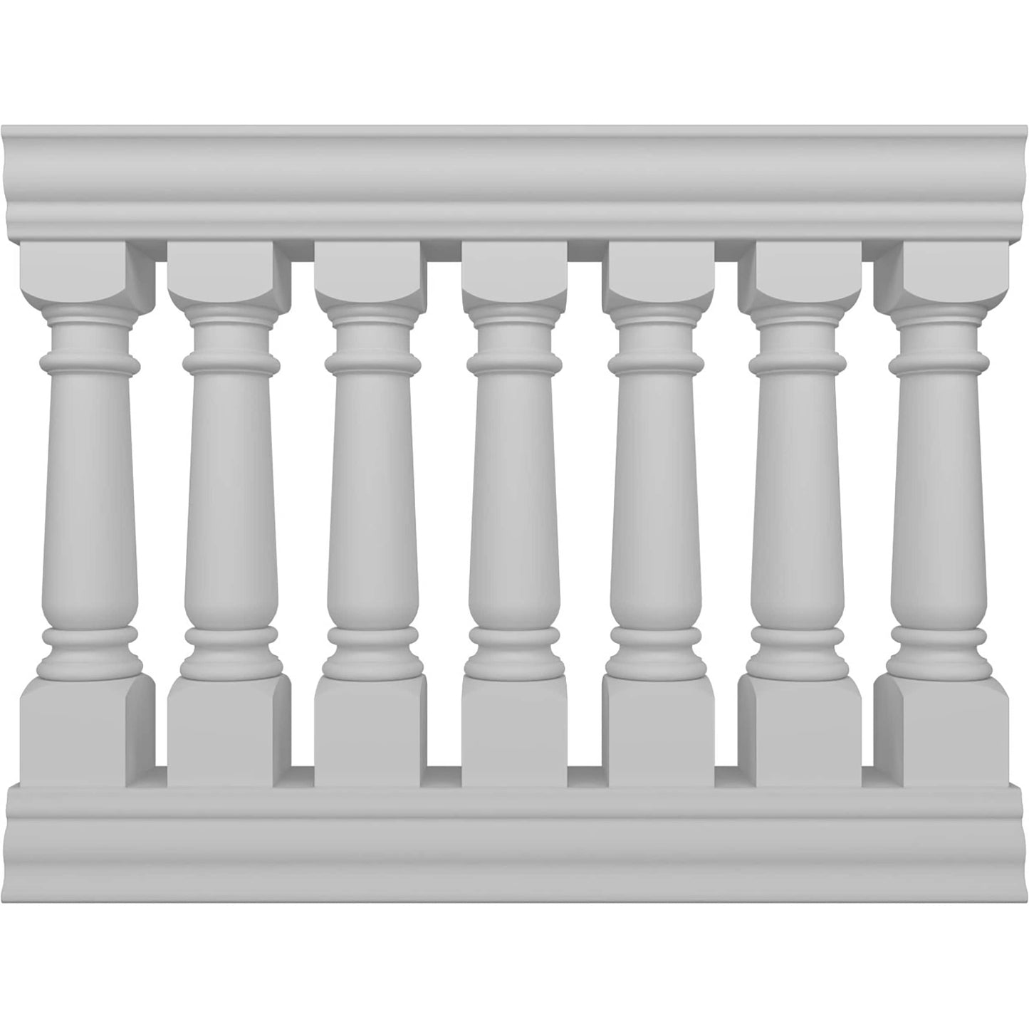 Ekena Millwork FiberThane White Fiberglass Deck Rail Kit