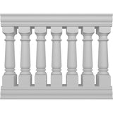Ekena Millwork FiberThane White Fiberglass Deck Rail Kit