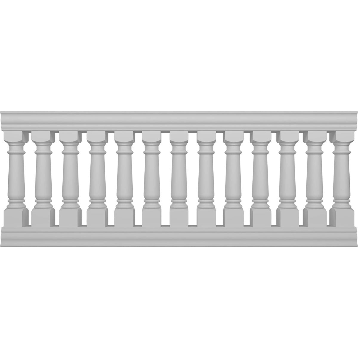Ekena Millwork FiberThane White Fiberglass Deck Rail Kit