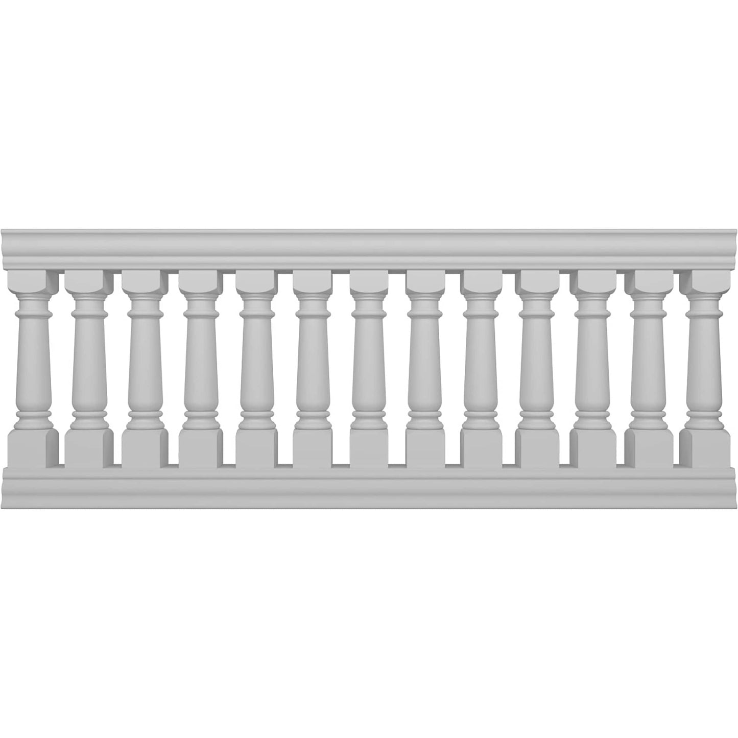 Ekena Millwork FiberThane White Fiberglass Deck Rail Kit