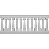 Ekena Millwork FiberThane White Fiberglass Deck Rail Kit