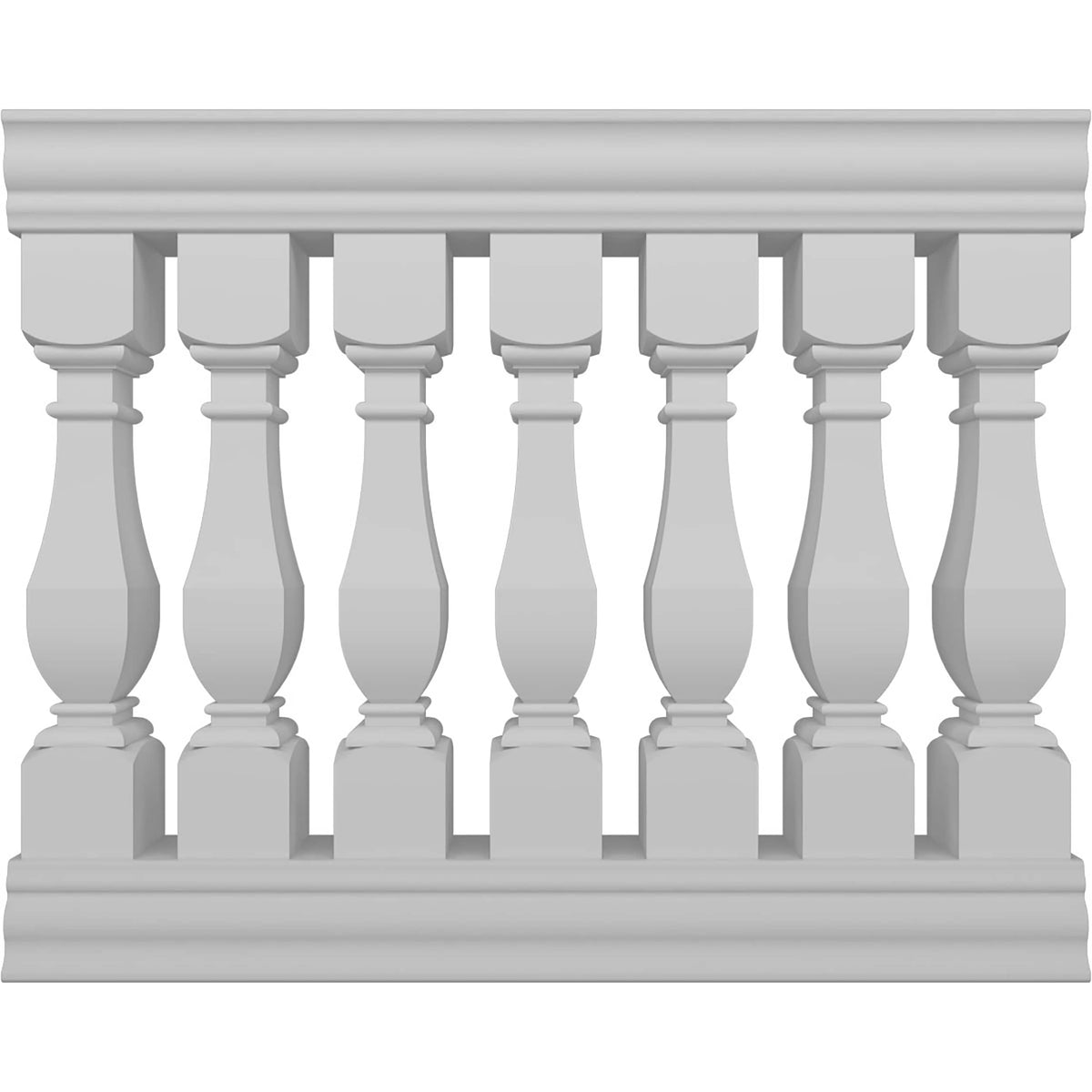 Ekena Millwork FiberThane Arcadian Fiberglass Deck Rail Kit
