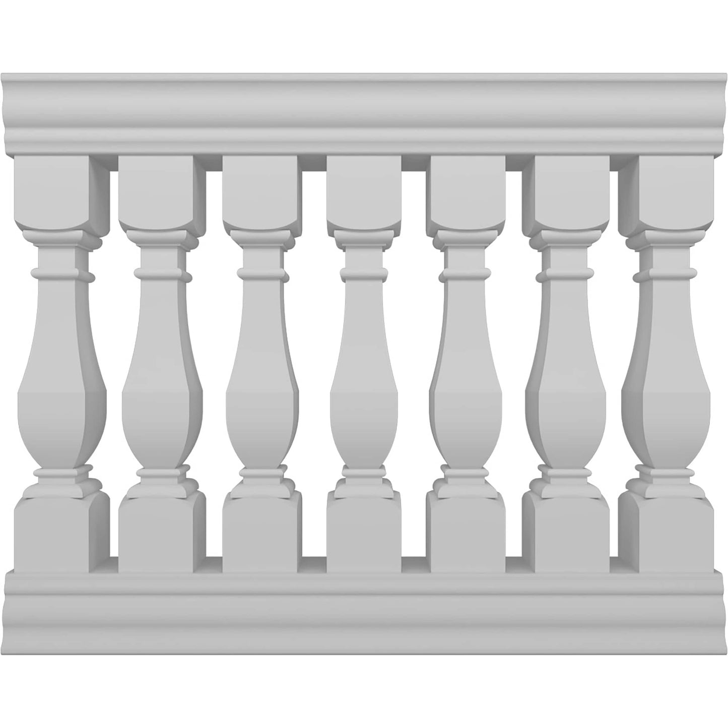 Ekena Millwork FiberThane Arcadian Fiberglass Deck Rail Kit