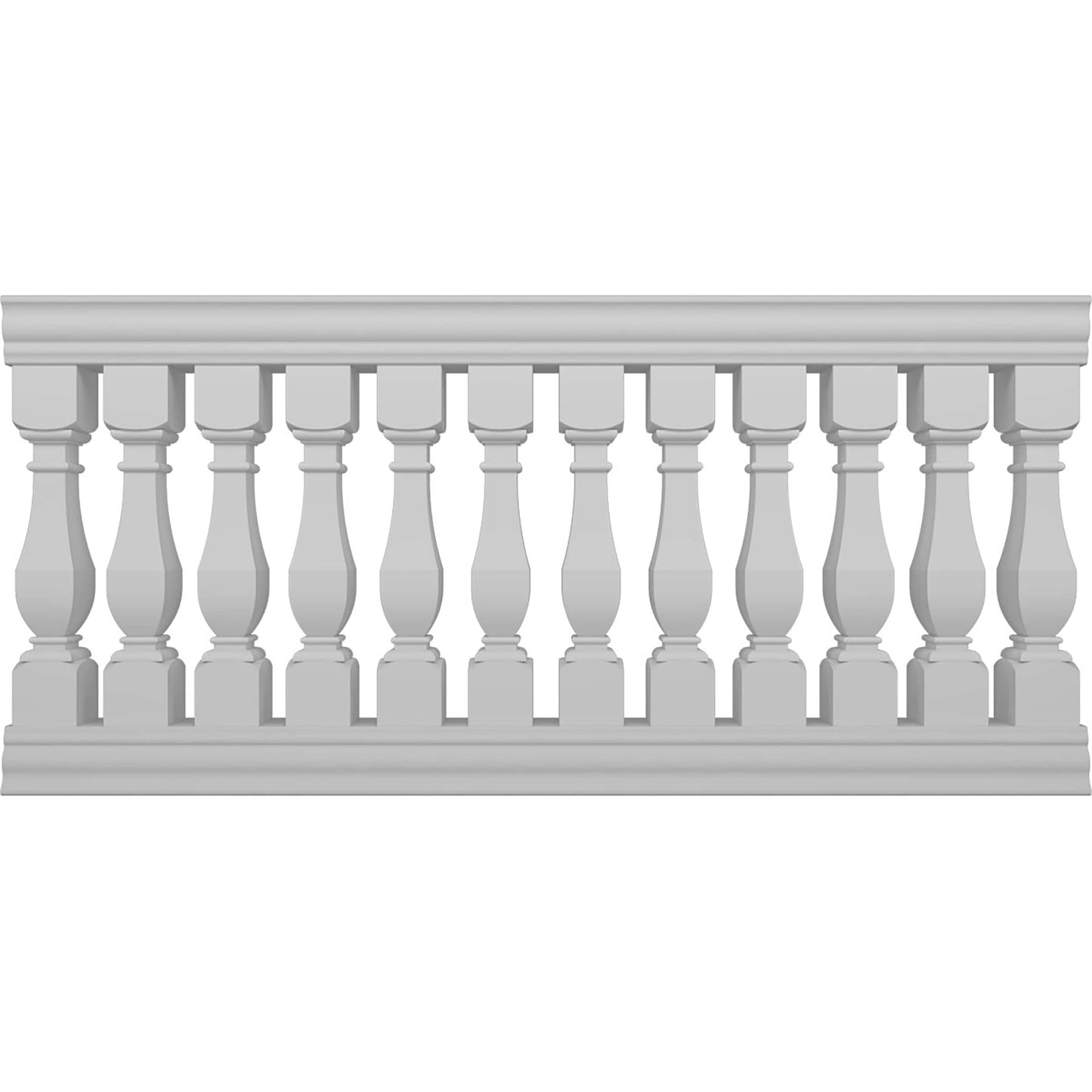 Ekena Millwork FiberThane Arcadian Fiberglass Deck Rail Kit