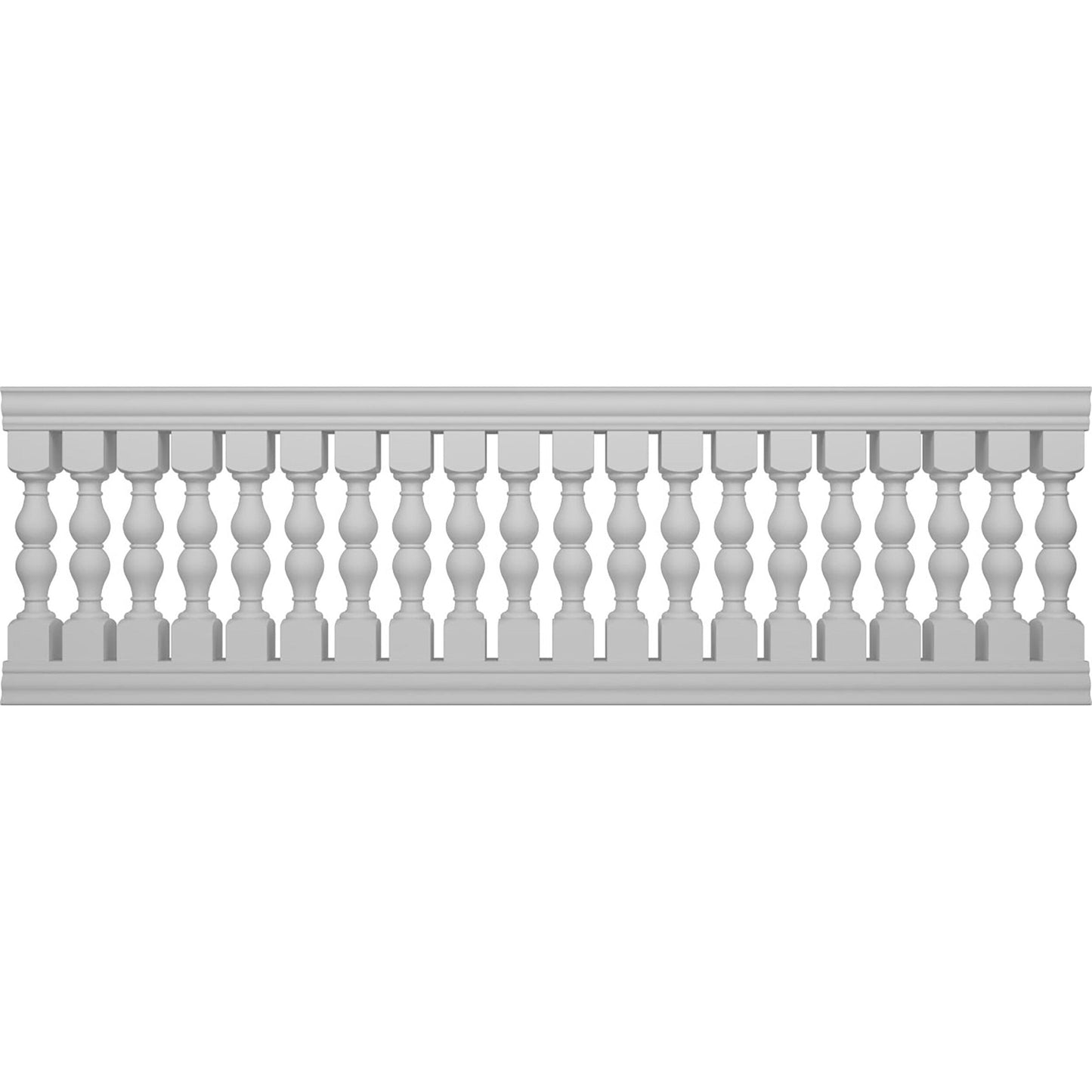 Ekena Millwork FiberThane Avalon Fiberglass Deck Rail Kit