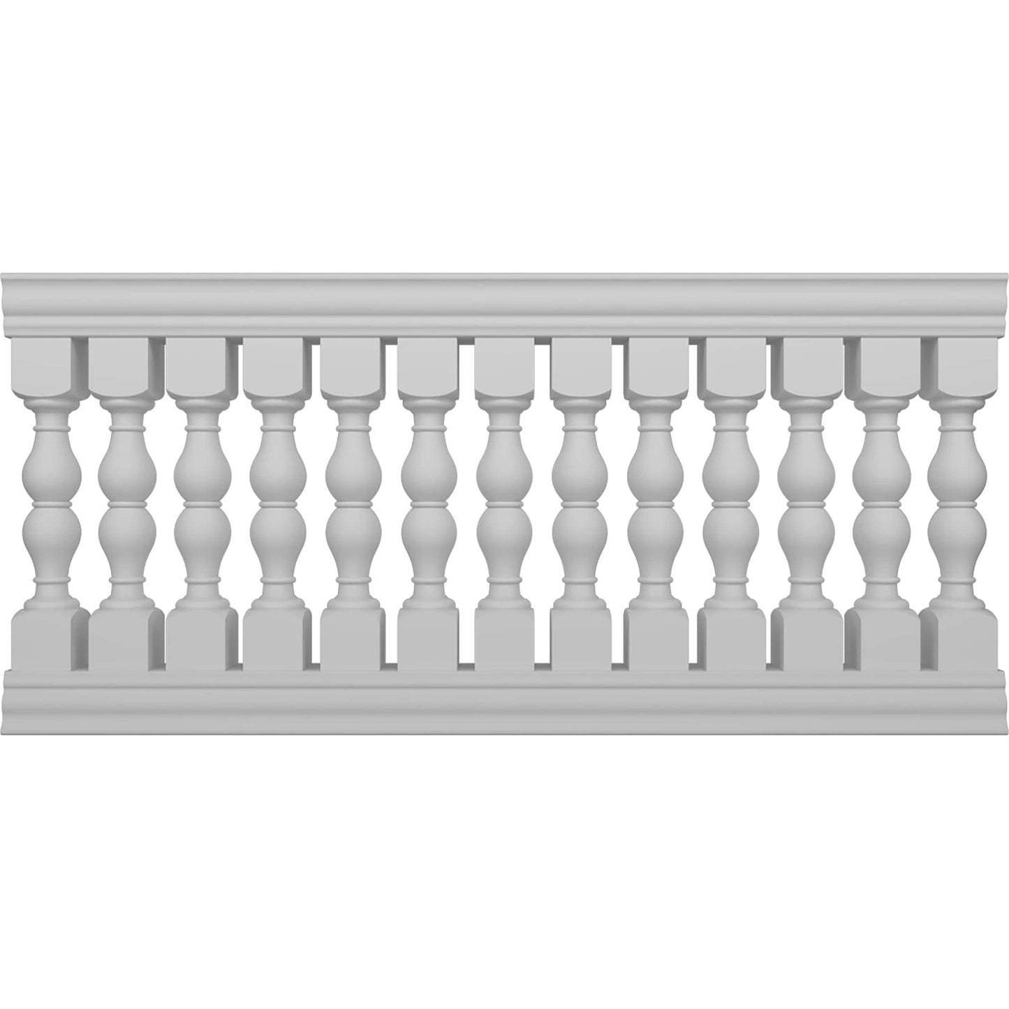 Ekena Millwork FiberThane Avalon Fiberglass Deck Rail Kit