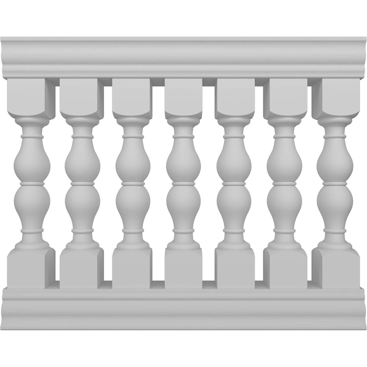 Ekena Millwork FiberThane Avalon Fiberglass Deck Rail Kit