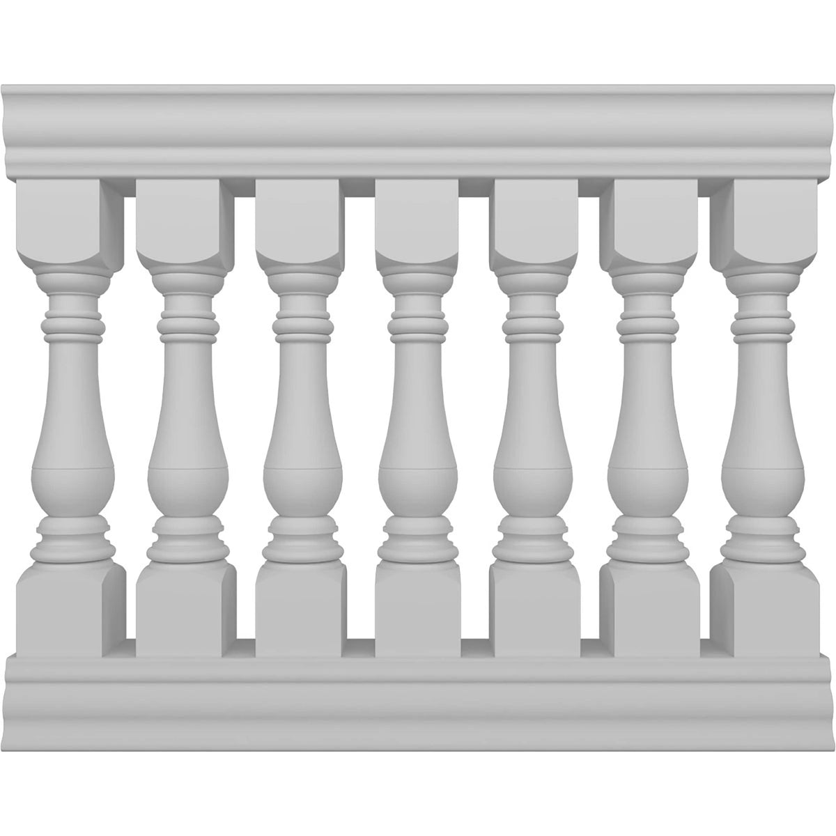 Ekena Millwork FiberThane Bradford Fiberglass Deck Rail Kit