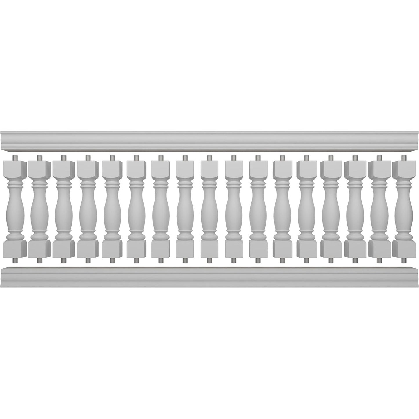 Ekena Millwork FiberThane Embassy Fiberglass Deck Rail Kit