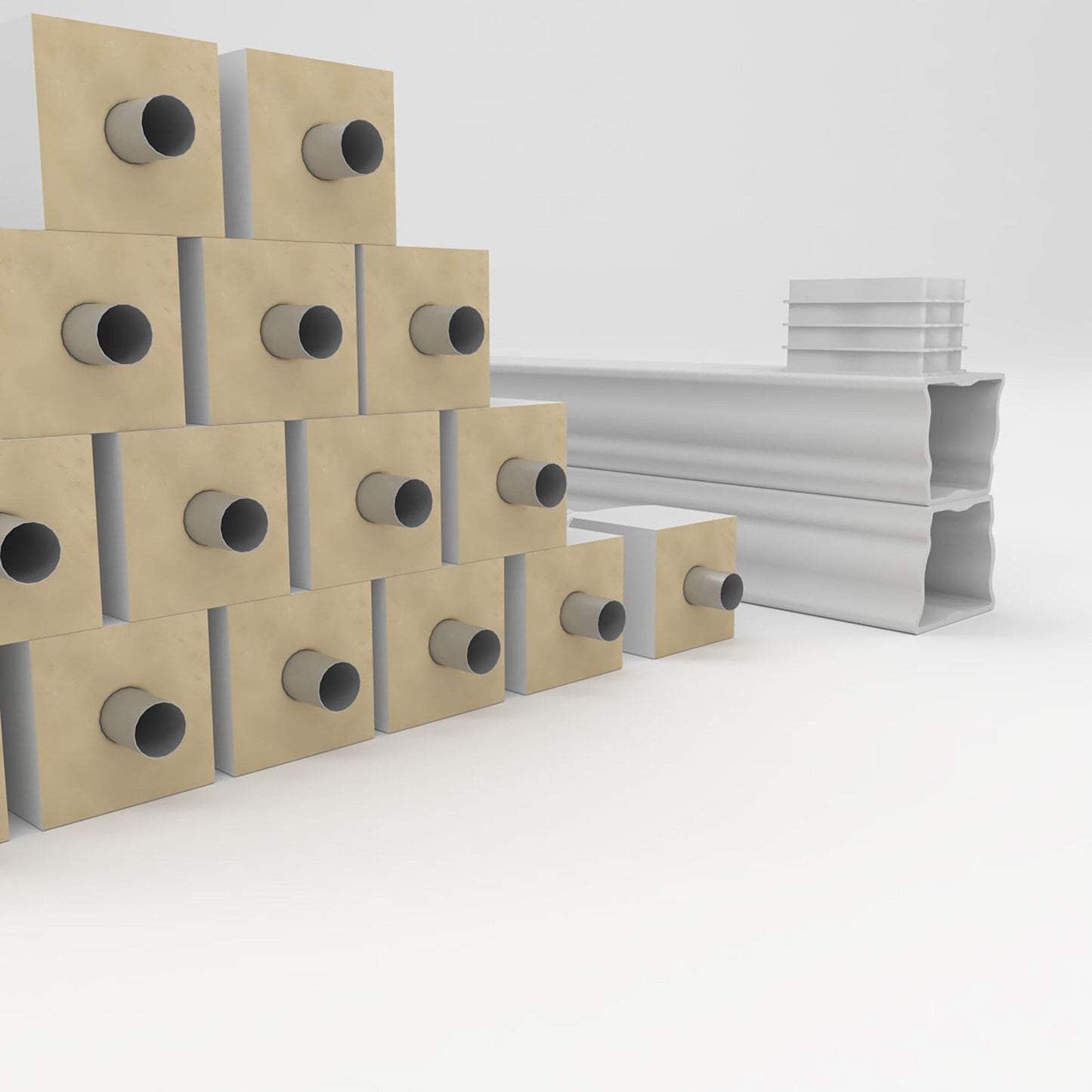 Ekena Millwork FiberThane Embassy Fiberglass Deck Rail Kit