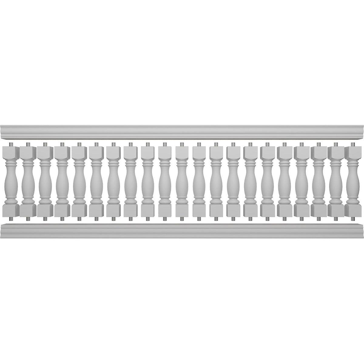 Ekena Millwork FiberThane Embassy Fiberglass Deck Rail Kit